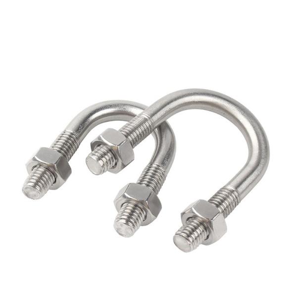 Para aplicações mecânicas e embutidas, para parafusos mecânicos em forma de U em aço inoxidável