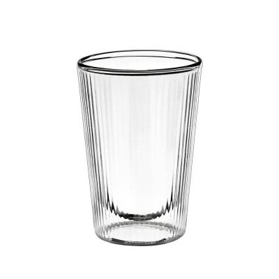 B2B Custom 12oz Textured Glass Mugs | Bulk FDA-Certified Heat-Resistant Coffee Cups