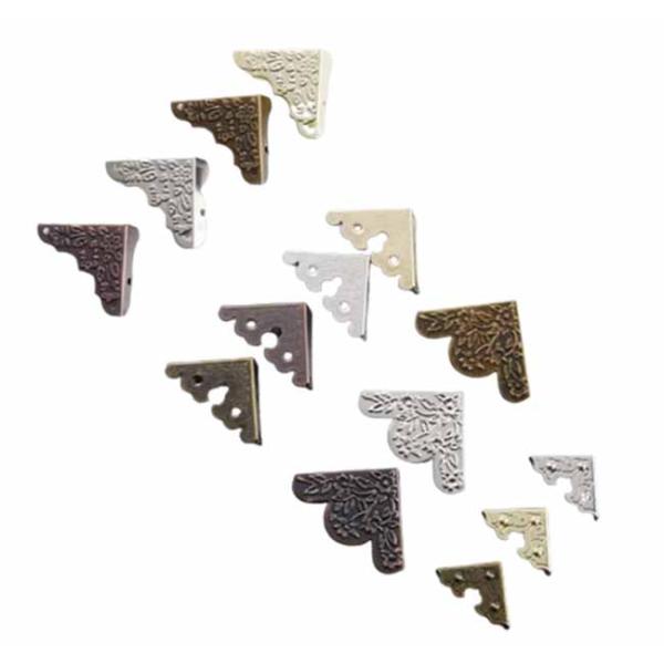 Wholesale Metal Protective Decorative Antique Corner for Wooden Gift Box Iron Table Protectors