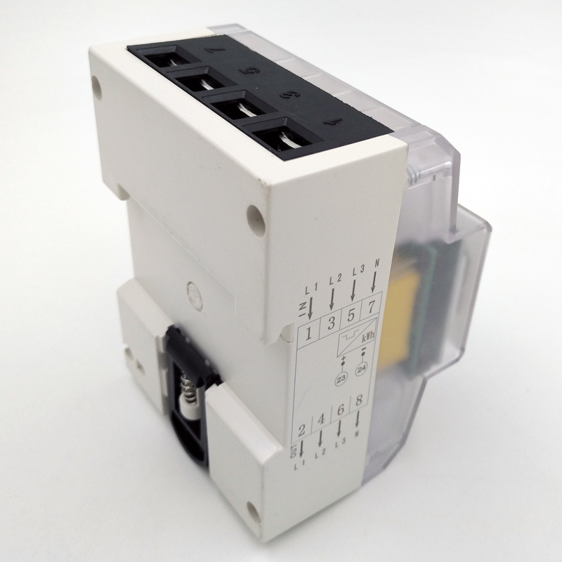 3 Phase 4 Wire  Energy Meter XTM024 Series Din Rail Smart Digital  KWH Meter 3*20(80)A 380V