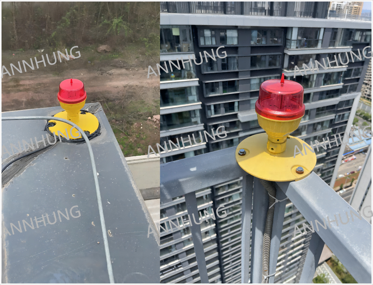 ICAO Compliant IP66 Waterproof LED Aviation Obstruction Light with 100000 Hours Lifespan