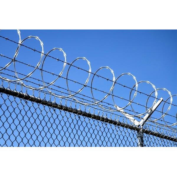 CBT-65 Concertina Barbed Wire Coils 54 Loops Military And High Security Fencing Use