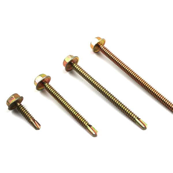 El SDS galvanizado clava a uno mismo que la cabeza de hex. de la perforación emperna el grado 700N