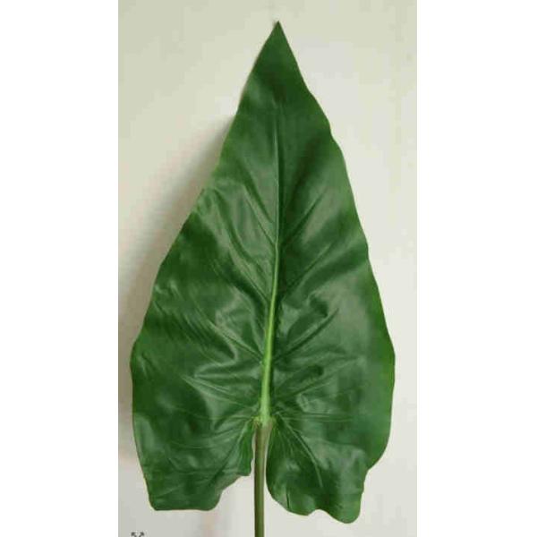 Fresh Color Artificial Leaves Of Giant Taro Nearly Natural Indoor Outdoor Decor