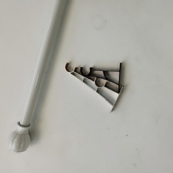 22 Feet Office Decorative Zinc Alloy Steel Pipe Curtain Rods