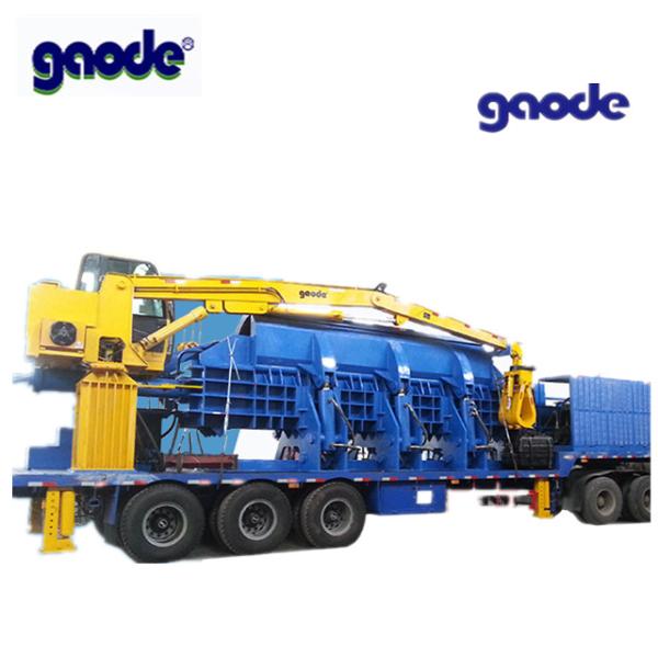 CE Metal Hydraulic Portable Scrap Car Baler Car Crusher Baler 90KW
