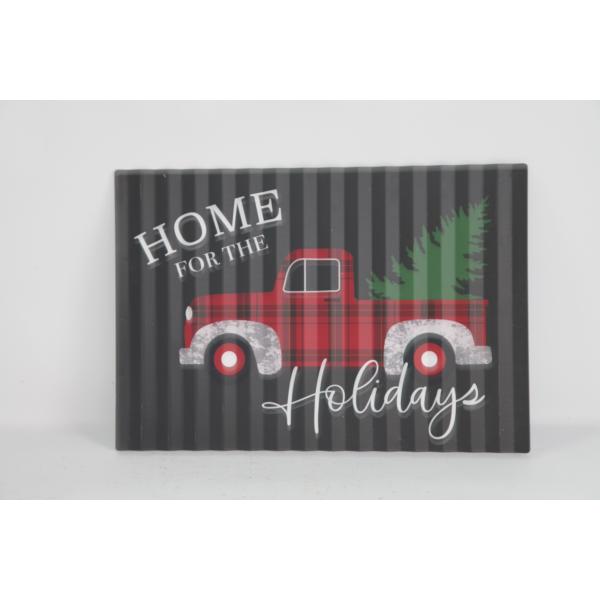 Modern Festive Christmas Metal Ornaments in Traditional Colors