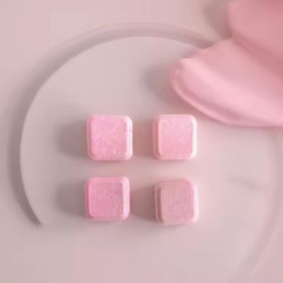 Bathroom Recommended Bulk Fruity Solid Effervescent Tablets Hot Pink Toilet Cleaner Tablets