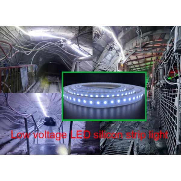 IP68 Waterproof Industrial LED Strip Light AC220V 17W Mining Linear Light for Underground Tunnel Lighting 0414 Series