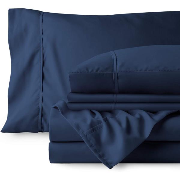 Upgrade Your Bedroom Decor with Bamboo 2200 Series 80gsm Brushed Microfiber Sheet Set