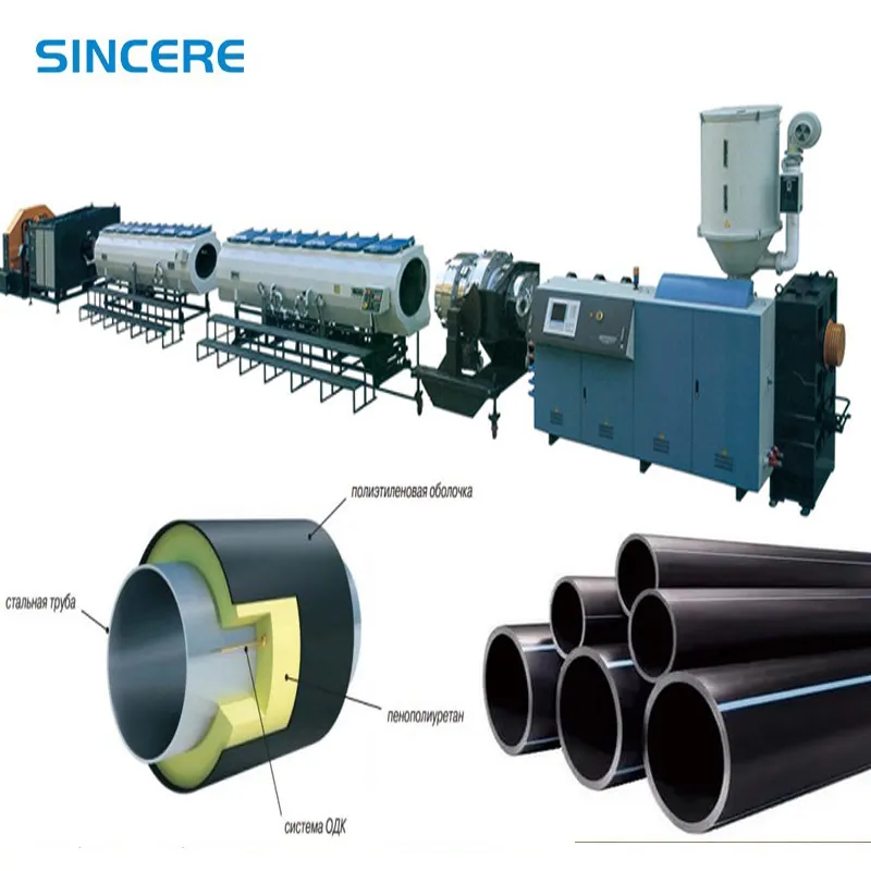 50mm-160mm PPR Pipe Extrusion Machine HDPE Water Pipe Extrusion Line