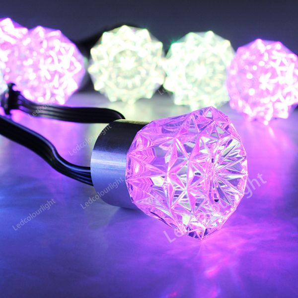 IP65 D40mm DMX SPI Control RGB LED Crystal Lights for Nightclub Shop Decoration