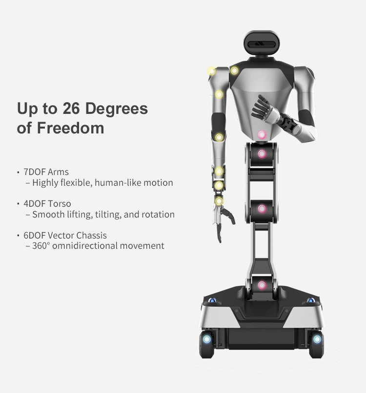 Foxtechrobot XTRON Humanoid Robot High-torque Self-developed Programmable Educational Electronic
