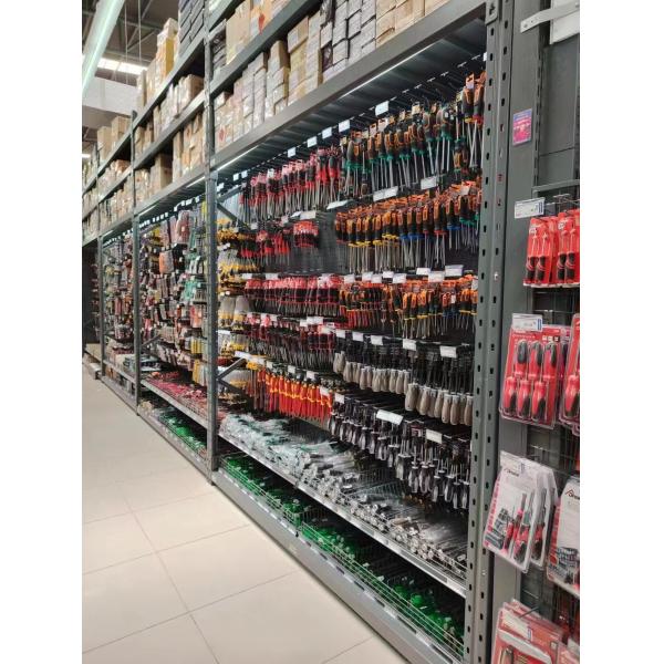 Steel Construction Supermarket Shelves Pallet Racking Adjustable Vertical Design