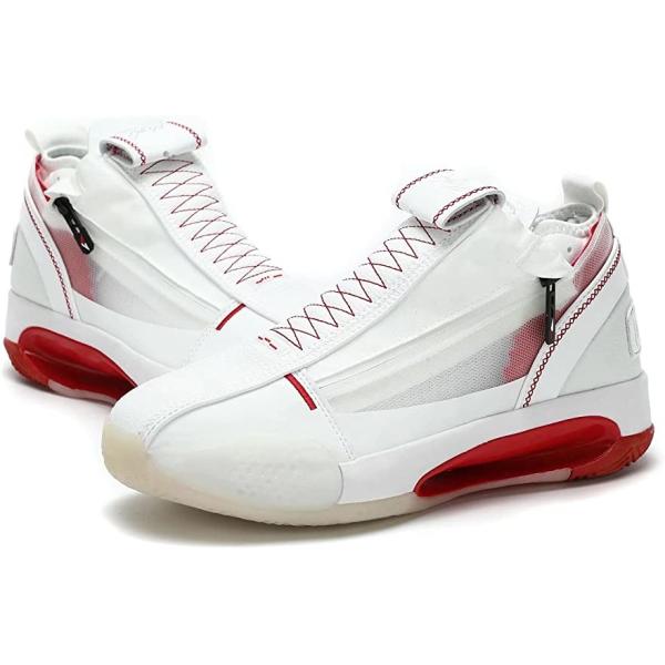 Huacud Outdoor Basketball Shoes Manmade Sole Workout Sneakers