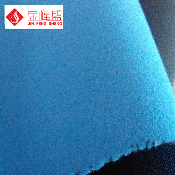 Spunlace Blue Arts and Crafts Fabric for Upholstery Material Velvet Fabric