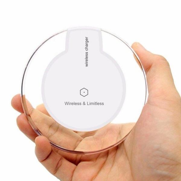Best Bargain Portable Crystal LED Wireless Charging Pad K9 Qi Wireless Charger