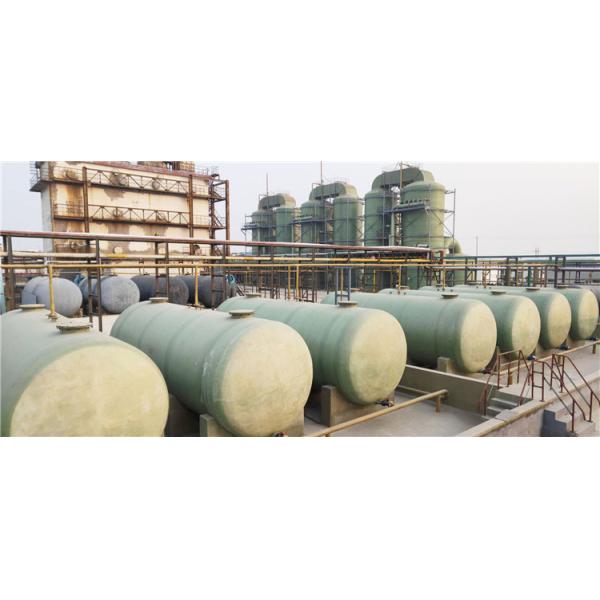 Water Pre Treatment Horizontal Cylindrical Tank Frp 1400mm*2510mm