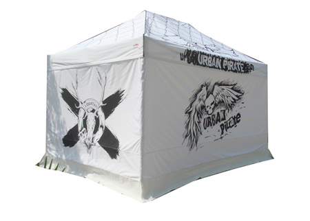 Waterproof Outdoor Folding Tent , Big White Canopy Tent 4x6m
