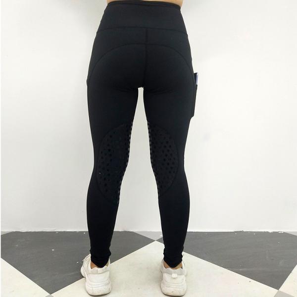 Stretchy верховая езда задыхается гетры бортового сжатия силикона Анти--выскальзывания карманов ехать