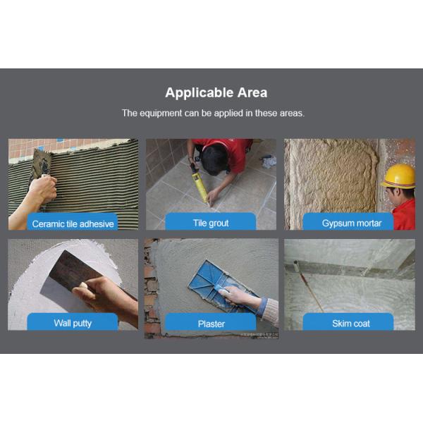 Энергосберегающий прилипатель керамической плитки замазки стены цемента завода сухой смеси делая машину