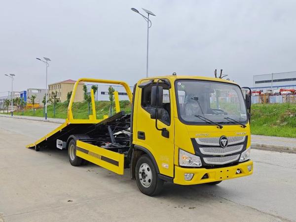 Heavy Duty Truck Haowo Light 4X2 3-5 Ton Equipment Used Flat Trailer Trailer for Sale