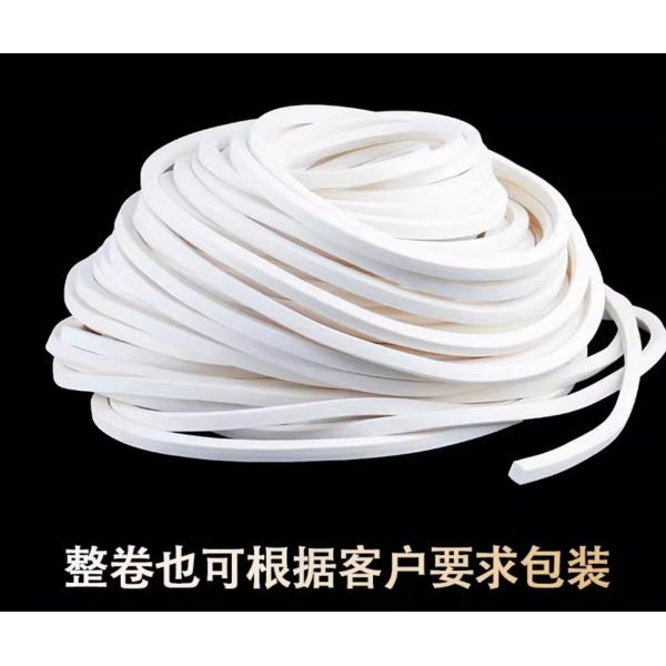 Closed Cell Silicone Sponge Stripe 1mm-60mm Thickness for Industrial Seal