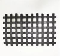 50-50KN/M Coated Bitumen Fiberglass Mesh Geogrid For Parking Lot Pavement Reinforcement