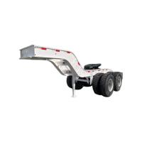 3 eixos 2 eixos Full Trailer Flat Bed Cargo Trailer Com Dolly Trailer Para a Mongólia
