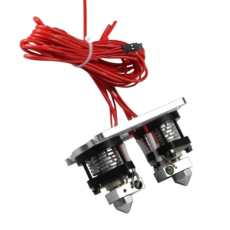 Dual-head Hotend Extruder 0.35 / 0.4 / 0.5mm Nozzle 3D Printer Diy Kit