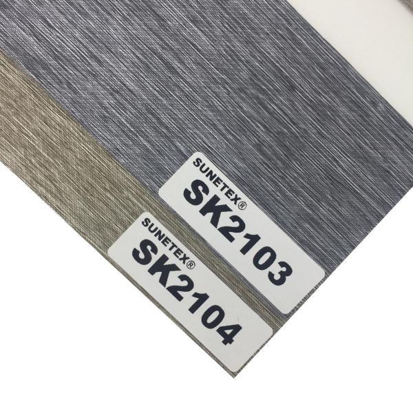 Window Semi-Blackout Zebra Blinds Fabric Double Layer 100% Polyester Shades for Windows