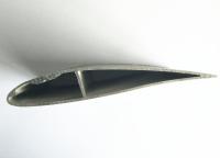 Anodized Industrial Fan Blade Aluminum Profile , Air Coller Fan Blade