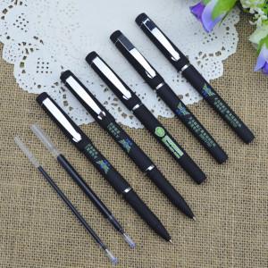 Gel pen,Promotional gel-ink pen with cap,black rubber gel-ink pen with screen touch pen
