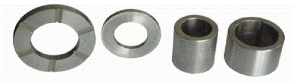 Anti Wear Sliding Bearing Sintered Bronze Alloy PTFE Coating Type