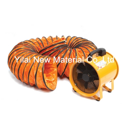 fire retardant pvc ventilation flexible air ducting for fume