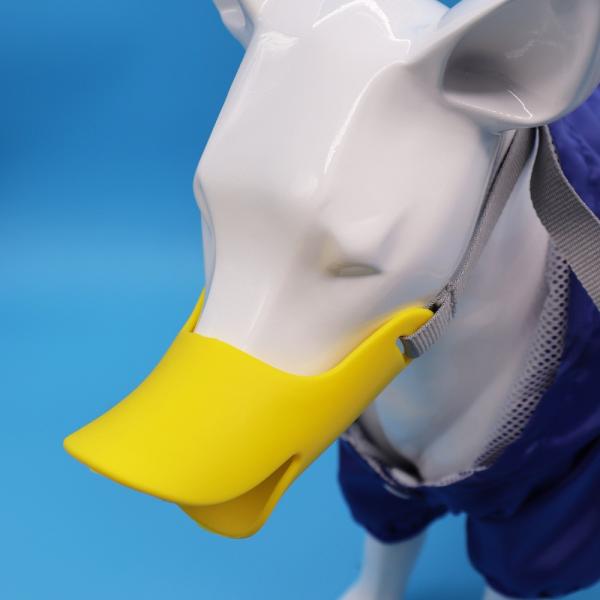 Cubiertas bucales ajustables para perros, máscaras bucales de silicona para perros, anti mordeduras