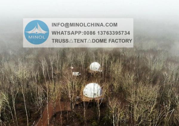 Dome Tent Camping & Greenhouse Geodesic Dome for Glamping 6-10m