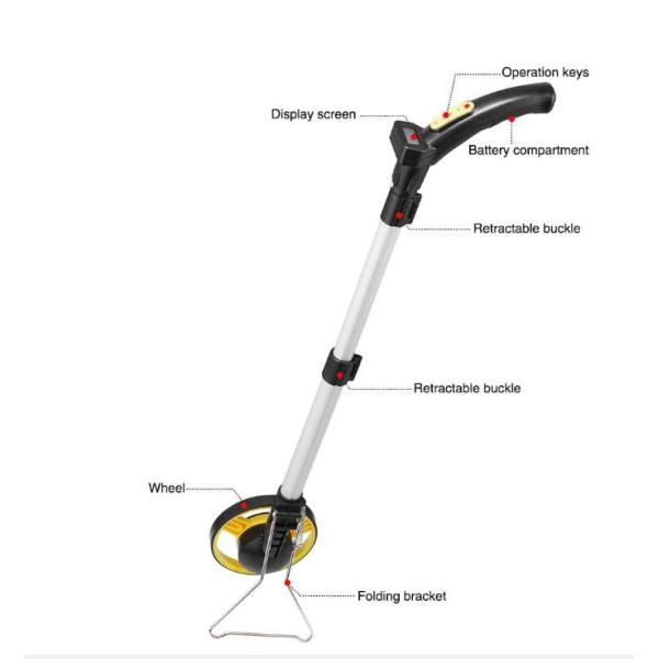 Roue de mesure de distance électronique avec l'ODM de cadre d'alliage d'aluminium