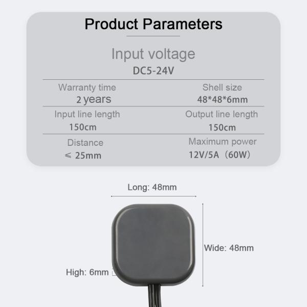 110V 240VAC Integrated Mirror Touch Dimmer Switch for Smart LED 2.5cm Cabinet Light