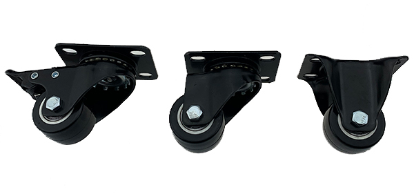 Рицинусы мебели фабрики колеса рицинуса PU 1,5 дюймов сверхмощные