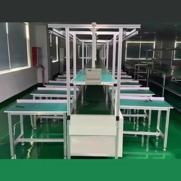Customized 1200*1200*3600 Mobile Phone Technician Repairing Workstation Desk Assembly