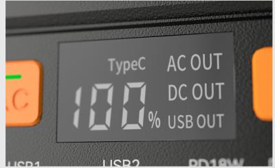 Inverter Power Supply US Standard Lighting Energy 110V 100W Portable Battery