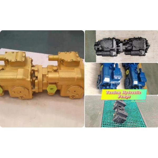 Cast Iron Harvester Tandem Pumps HPV70 Manual Loading Mode