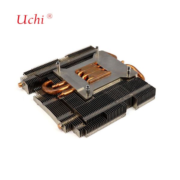 Aluminum Fin Copper Heat Pipe Heat Sink Thermoelectric Cooling Application