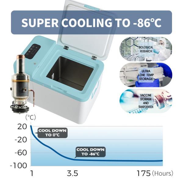 Minus 86 graus 25L ULT portátil congelador frigorífico arrefecedor profundo para o tipo de clima ALL