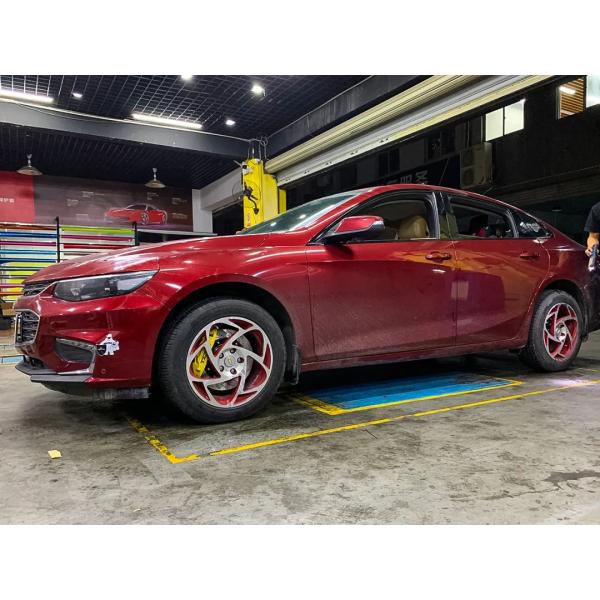 4-поршневой гоночный суппорт Chevrole Big Brake Kit 355*28 мм высокоуглеродистый дисковый гоночный и тормозной колодки для Malibu 17-дюймовый обод