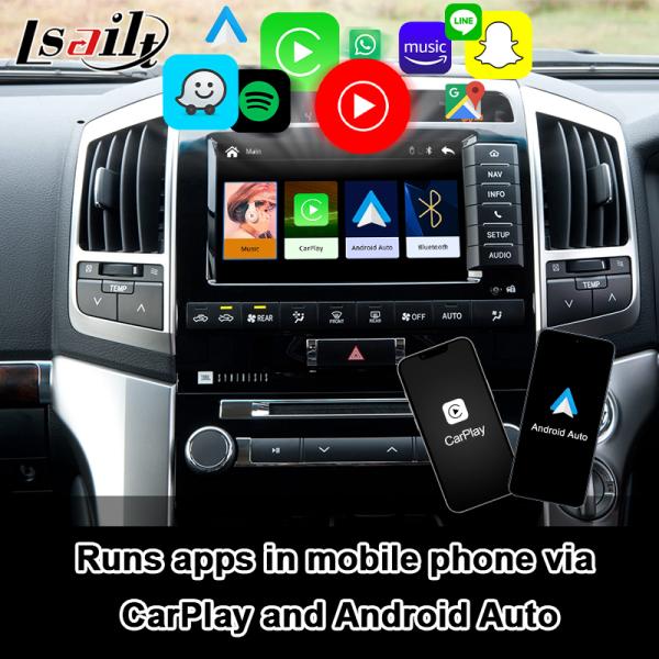 プラグアンドプレイ Apple CarPlayインターフェイス for Land Cruiser 200 2013-2021 多言語,360カメラ,逆カメラサポート