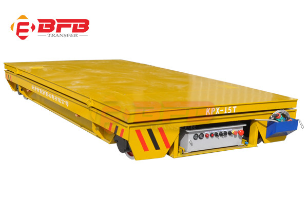 Remolque plano eléctrico del poder de batería de Kpx-50t para el transporte del taller