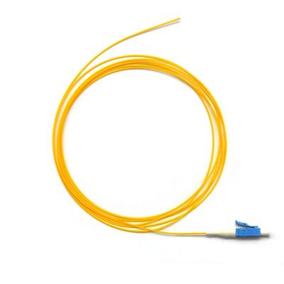 LC UPC Simplex Fiber Optic Pigtail Singlemode 0.9mm One Core Zirconia Ceramic