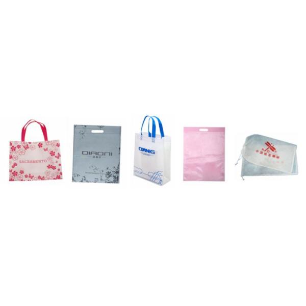 Touch Screen Operation Full Auto Non Woven Bags Manufacturing Machine 30-100 gsm